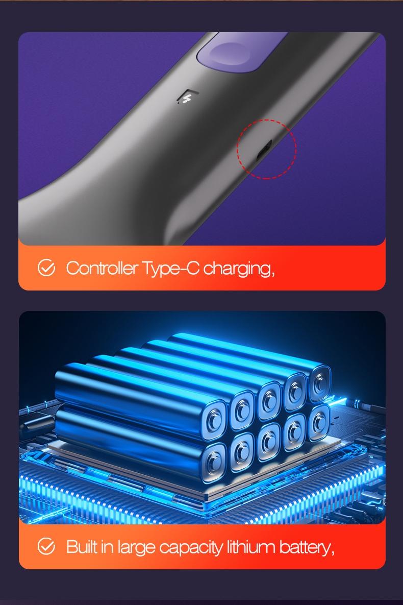 Foldable Electric Mosquito Swatter with Rotating Head – 6-in-1 Rechargeable Insect Zapper with UV Mosquito Light, Indoor & Outdoor Use, Lightweight and Portable, Safe and Efficient Fly & Bug Killer, Perfect for Home, Patio, Camping, Travel, and Office