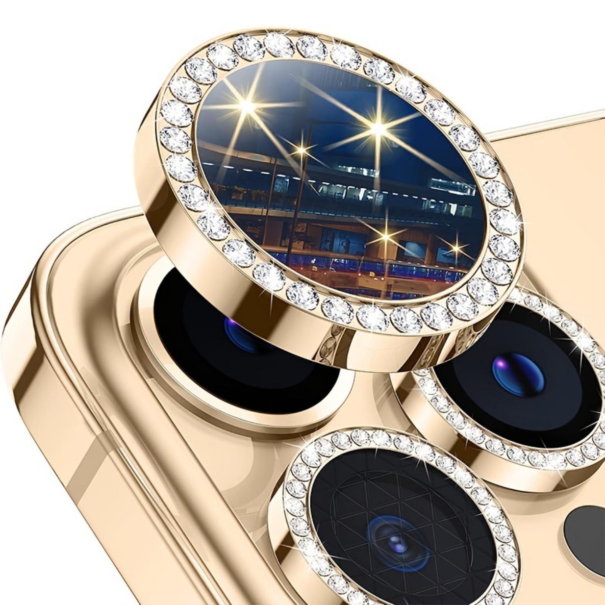 For iPhone 16/15/14/13/12/11 Pro Max Plus Mini Rhinestone Ring Camera Lens Protector For IPhone14/14Plus/14Pro/14Pro Max, iPhone13/13Mini/13Pro/13Pro Max, iPhone12/12Mini/12Pro/12Pro Max, iPhone11/11Pro/11Pro Max Accessories