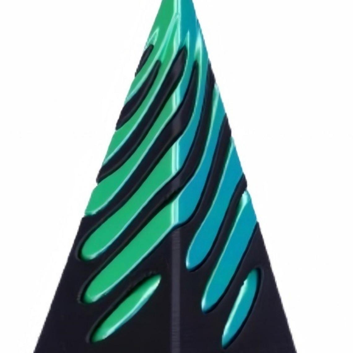 3pcs Asymmetrical Spiral Cone Fidget Toys, 3D Printed Anxiety Relief Desk Decor, Mini Vortex Line for Stress Relief, Ideal for Car & Home