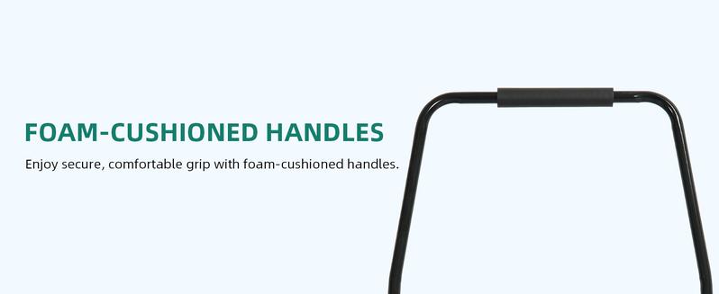 Yitahome Folding Shopping Cart with Wheels, Rolling Foldable Grocery Cart for Seniors, Portable Collapsible Utility Cart for Shopping Groceries Laundry Storage Organizer