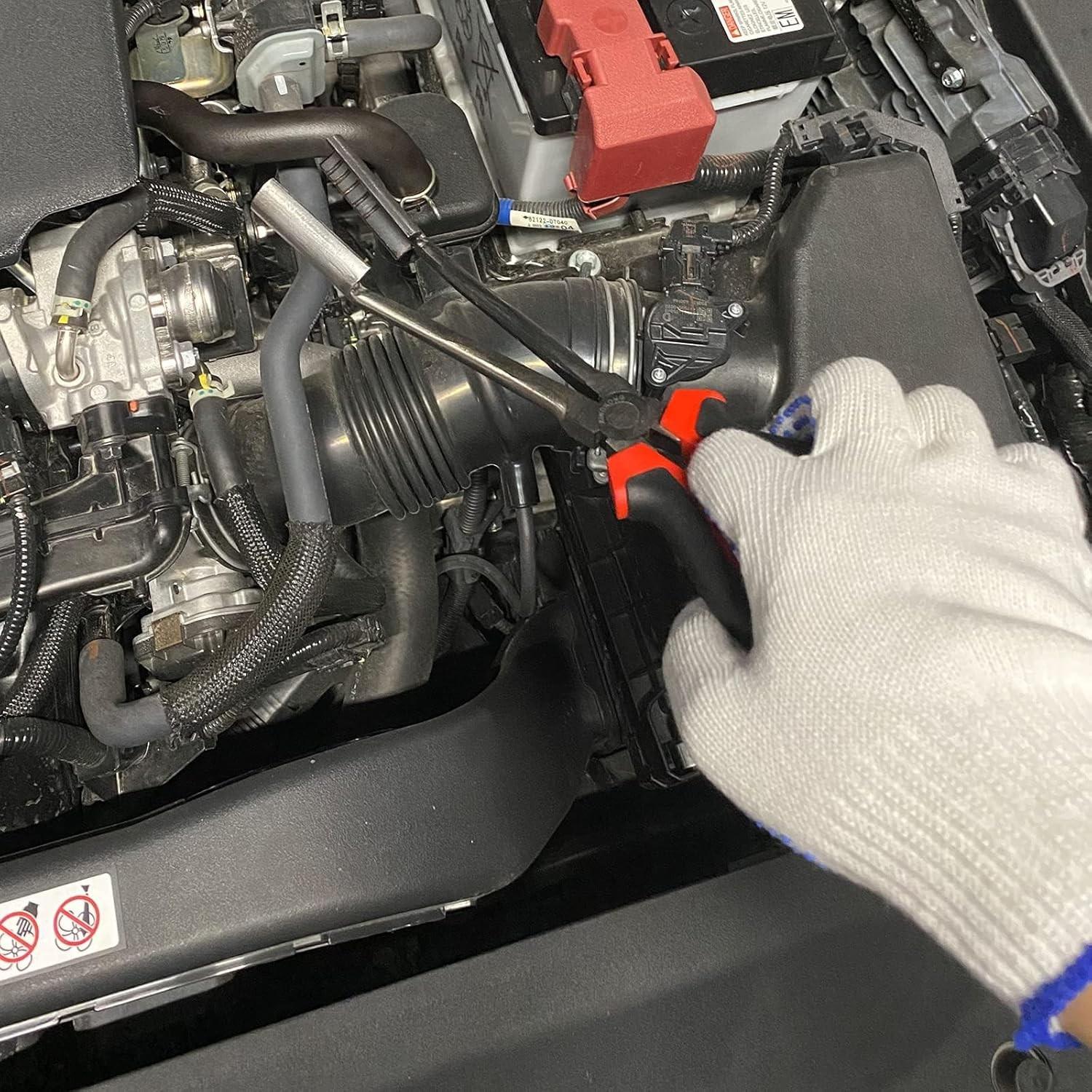 Car High Voltage Wire Cutter, Spark Plug Puller, Cylinder Head Wire Clipper, Automotive Socket Tool, Essential Car Maintenance Kit