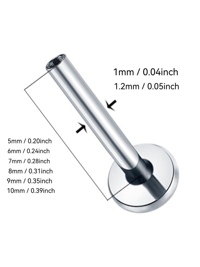 Astm F136 Titanium 16g Spider Web Stud Earring for Cartilage Tragus Helix Conch Ear Lobe, Casual Halloween Jewelry for All Seasons