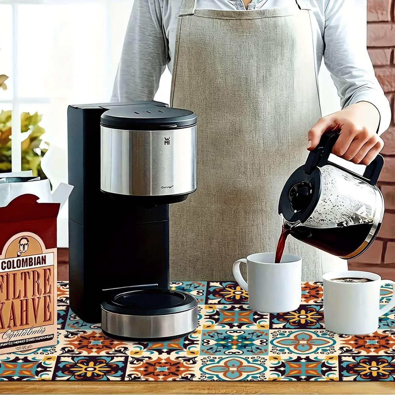 Multi-Functional Kitchen Table Mat, Rubber Coaster, Easy Clean, Water Absorbent, Non-Slip, Durable, Protects Tables, Ideal for Home Decor