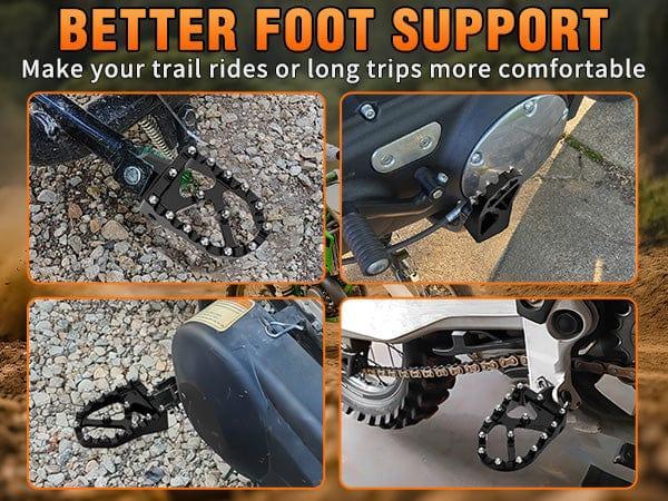 Nilight Motorcycle Foot Pegs Dirt Bike Footpegs Fit for Kawasaki KDX200 1995-2005 KDX200R 1997-2001 KDX220R 2002-2005 KDX250 1991-1994 KX125 KX250 KX500 Heavy Duty CNC Foot Rests Pegs Pedal, Black Nilight Motorcycle Foot Pegs Dirt Bike Footpegs Fit for Kawasaki KDX200 1995-2005 KDX200R 1997-2001 KDX220R 2002-2005 KDX250 1991-1994 KX125 KX250 KX500 Heavy Duty CNC Foot Rests Pegs Pedal, Black