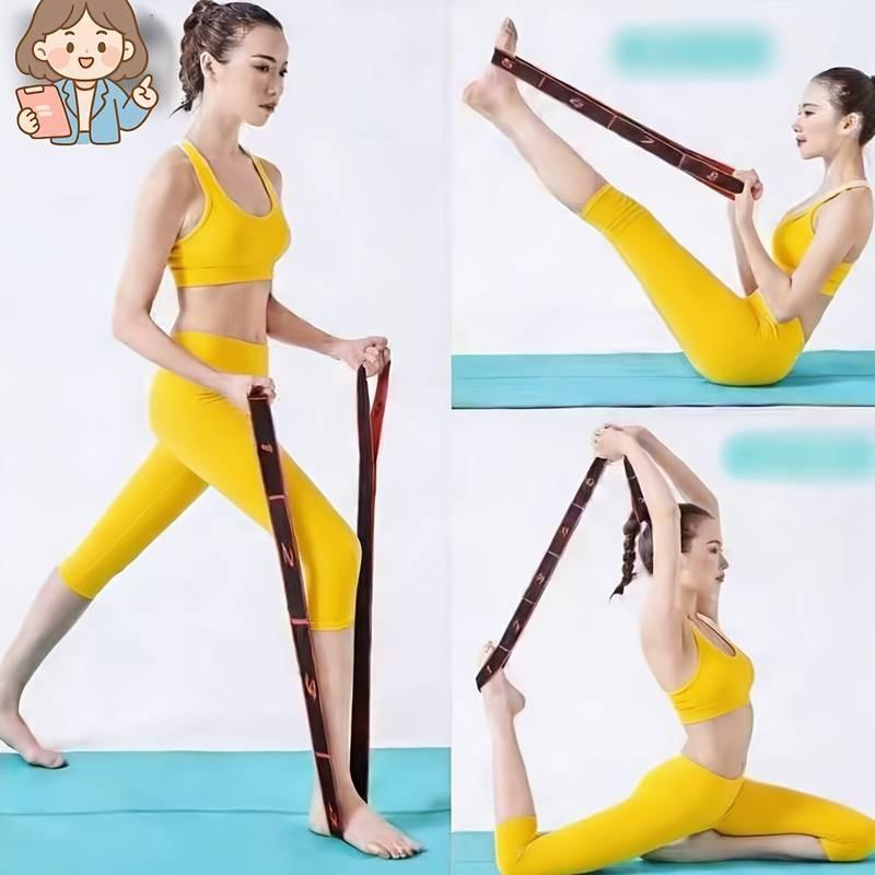 Beginner Yoga Resistance Band, Fitness Resistance Strap, Yoga Assist Band, Shoulder Opener Back Beauty Pull Band, Exercise Aid Tool