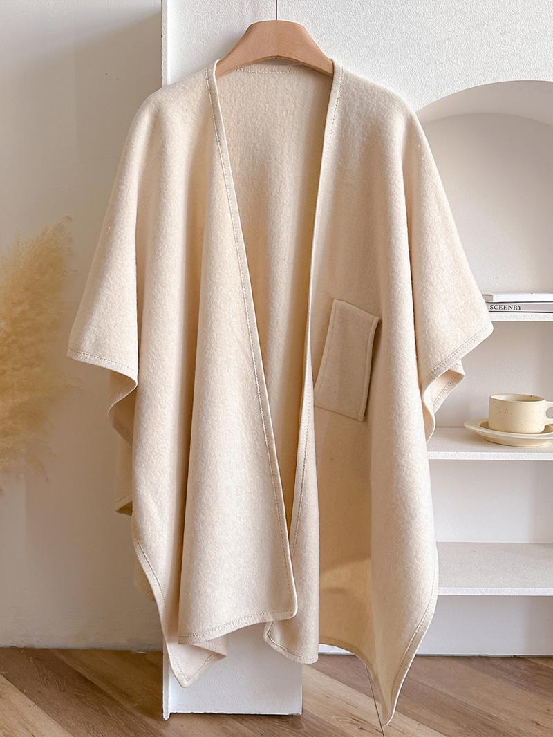 Women's Fall Winter Fashion Solid Color Shawl, Trendy Solid Shawl, Warm Comfortable Scarf, Casual Multifunctional Wrap for Autumn/winter Decor