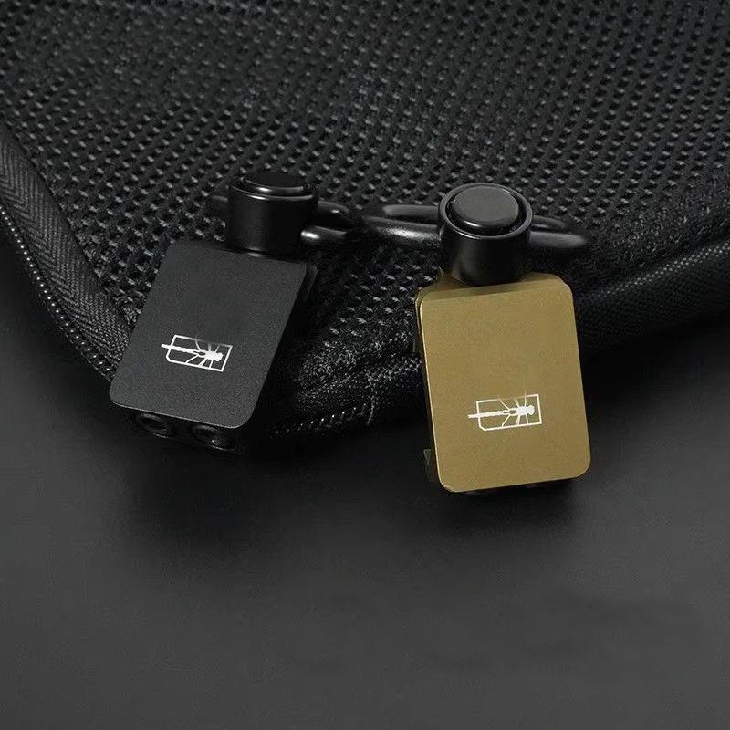 Multi-Purpose Single-Hole Quick-Release Metal Sling Buckle Sling Ring For Outdoor Sports, Camera, Bags & Molle Bags