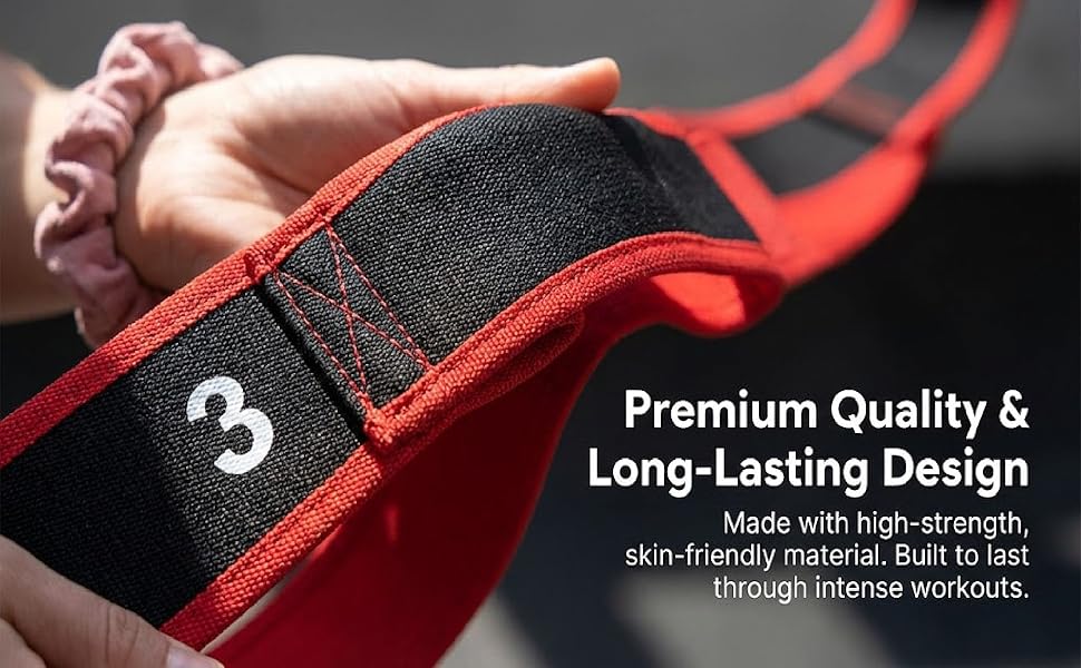 Multi-loop Yoga Stretch Strap with Numbers, Non-slip Fabric Resistance Band for Flexibility, Mobility & Home Workout