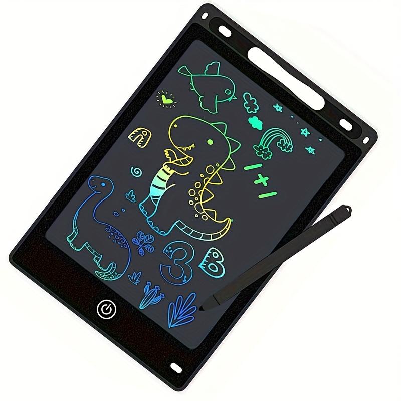 8.5inch Colorful LCD Doodle Board--erasable writing board, drawing board, educational art toy suitable teenagers, an excellent Easter, Christmas, and birthdays--available in light blue, pink, red, blue, black, and green