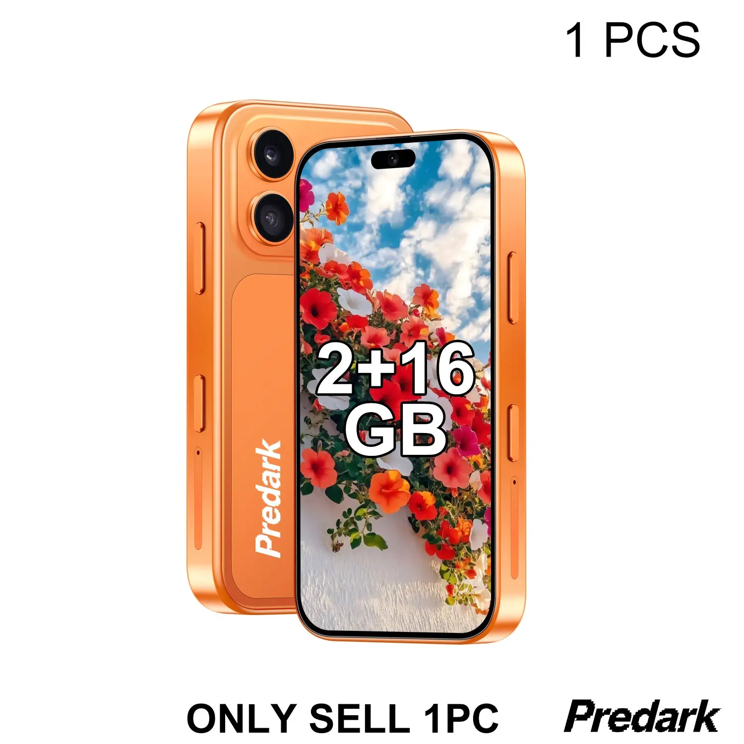 Predark I17 Mini 3.75 Inch Smartphone, 2+16GB Expandable, Dual Camera, 1750mah Battery, 3g Dual Sim, Android 10, Pocket Size Cellphone