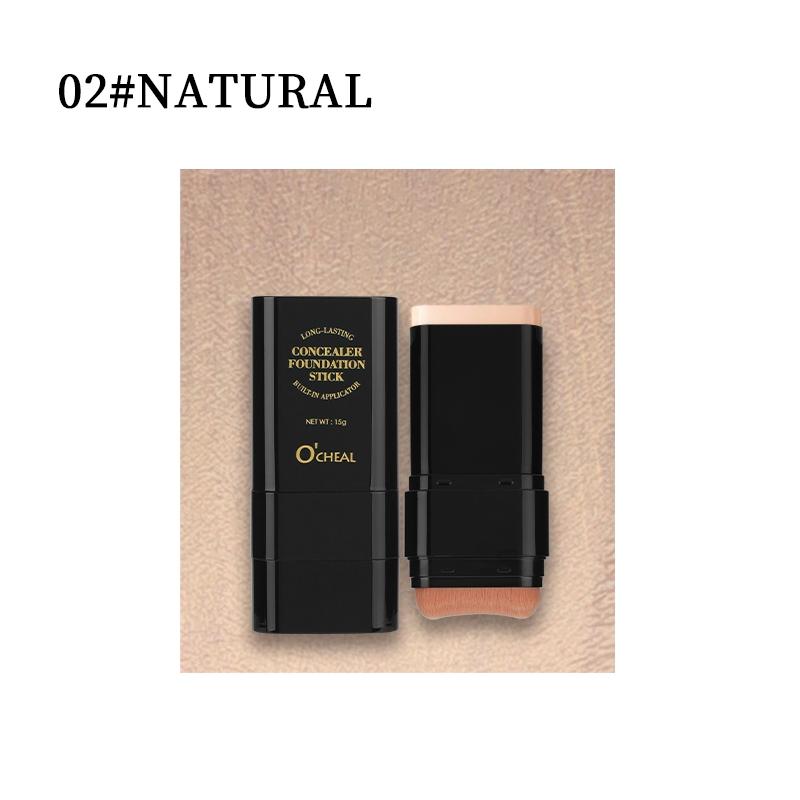 Waterproof Long-Lasting Flawless Foundation Stick, Lightweight Natural Finish, Ideal for Daily Use and Special Occasions