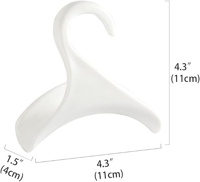 6 Wallet Hooks Per Bag, Heavy-Duty Handbag Hangers, Plastic Closet Hooks for Wardrobes, Organizer of Backpack And Handbag Racks, Belt, Scarf, Hat