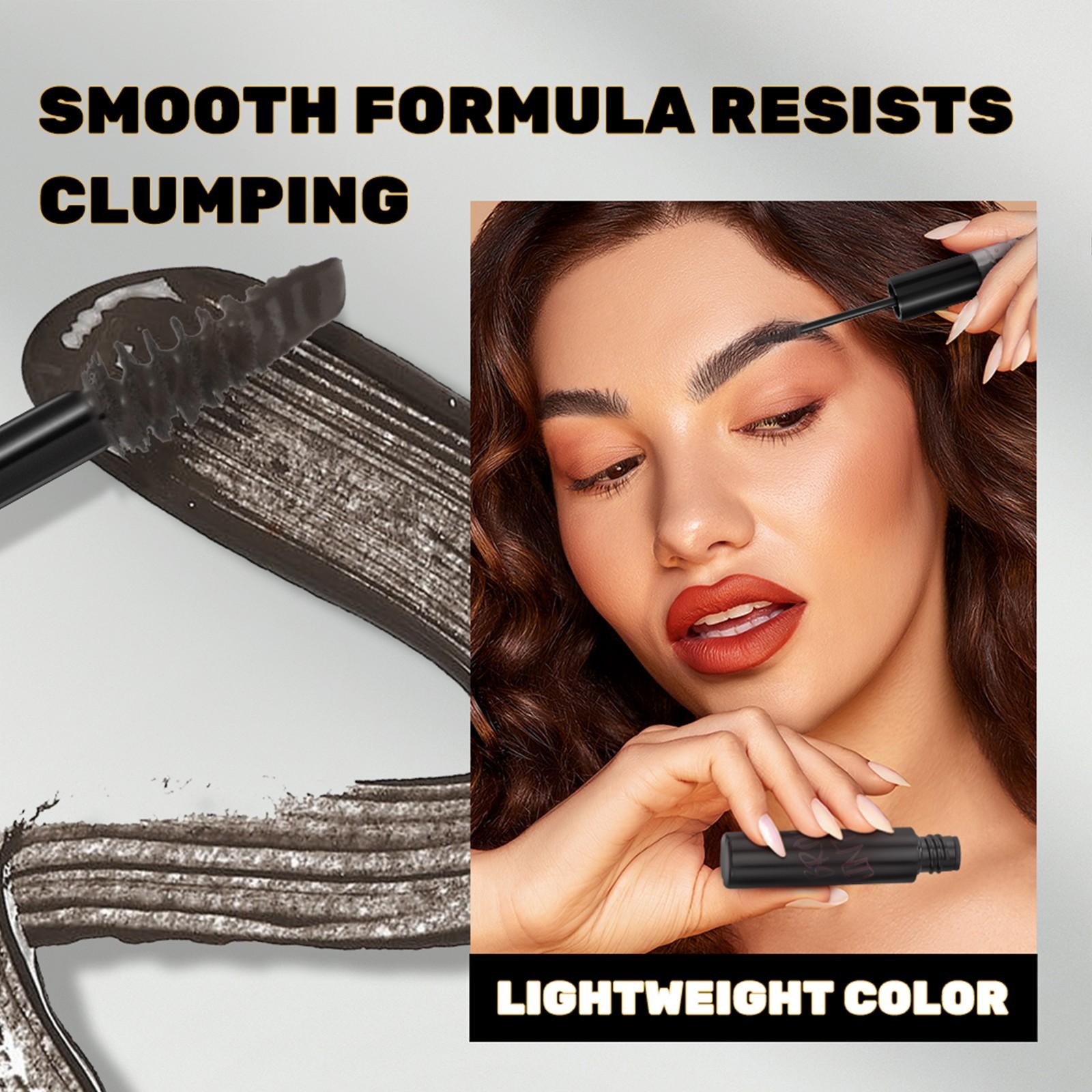 Long-Lasting Waterproof Sweatproof Mascara, Natural Volumizing Effect, Dual-Ended Balm Formula, Single Item Packaging