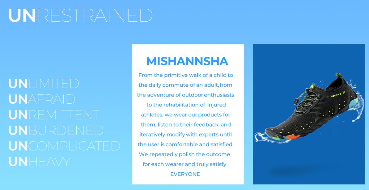 Mishansha Tide I - Water Shoes for Women Men Barefoot Beach Shoe Quick Dry Aqua Swim Socks for Surfing Yoga dealsforyoudays