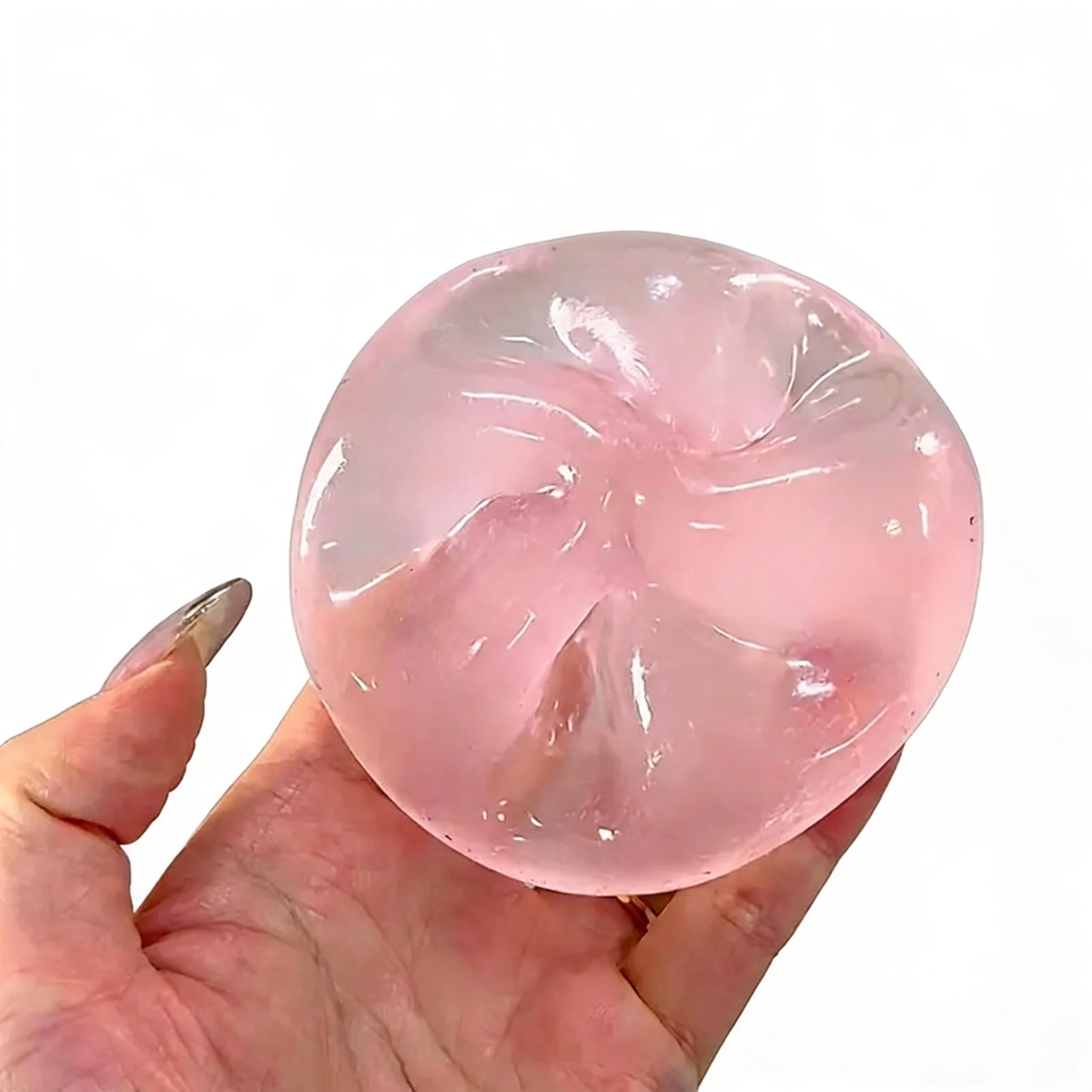Pink Stress Relief toy Anti Stress Sensory Fidgets Toy Squishies Soft Simulated Transparent Slow-rebound Decompression Toy