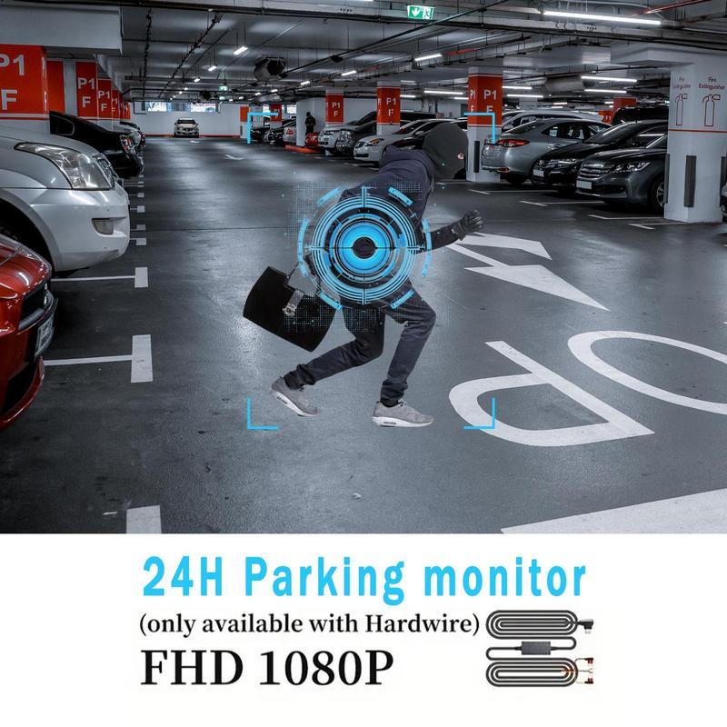 4 Channel Dash Cam, Car DVR with Front & Rear & Inside Left & Inside Right Camera, Car Electronics Accessories, Car Video Surveillance