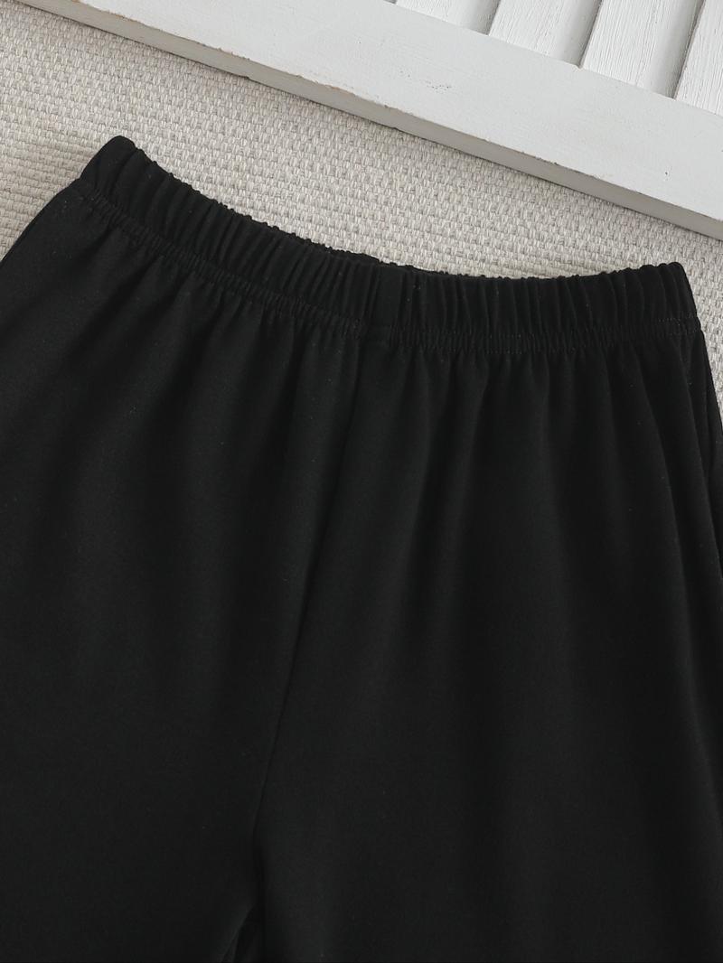 Summer Boys' T-Shirt Short Sleeve + Loose Shorts Set, Last of Us Design, High Elastic Waist, Casual, Perfect Gift