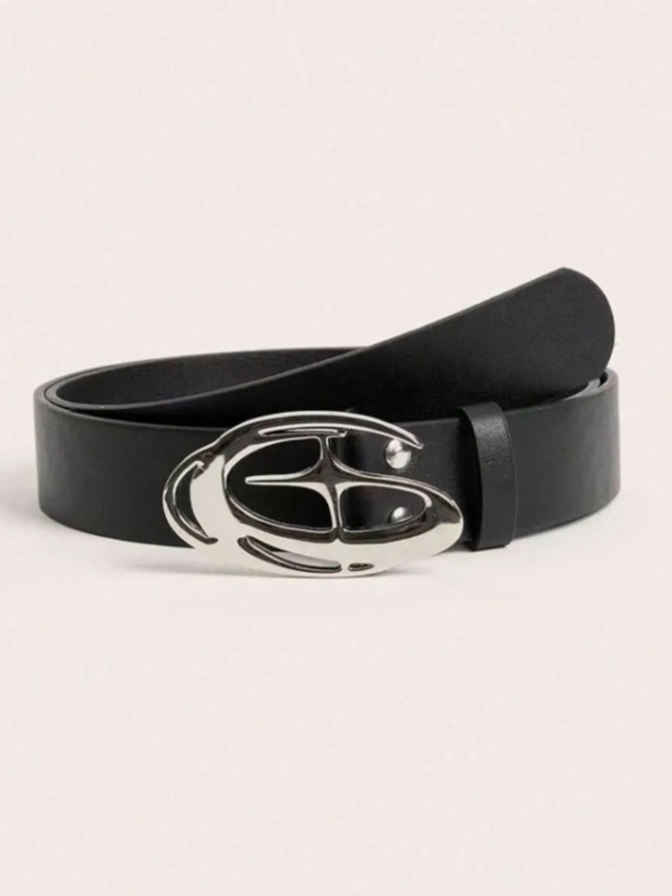 Y2K Abstract Star Pattern Buckle Belt, Exquisite Belt, Casual Denim Jeans Skirt Street Fashion, Summer Campus Leisure Business Wear, Gift for Men Teens Fathers Day