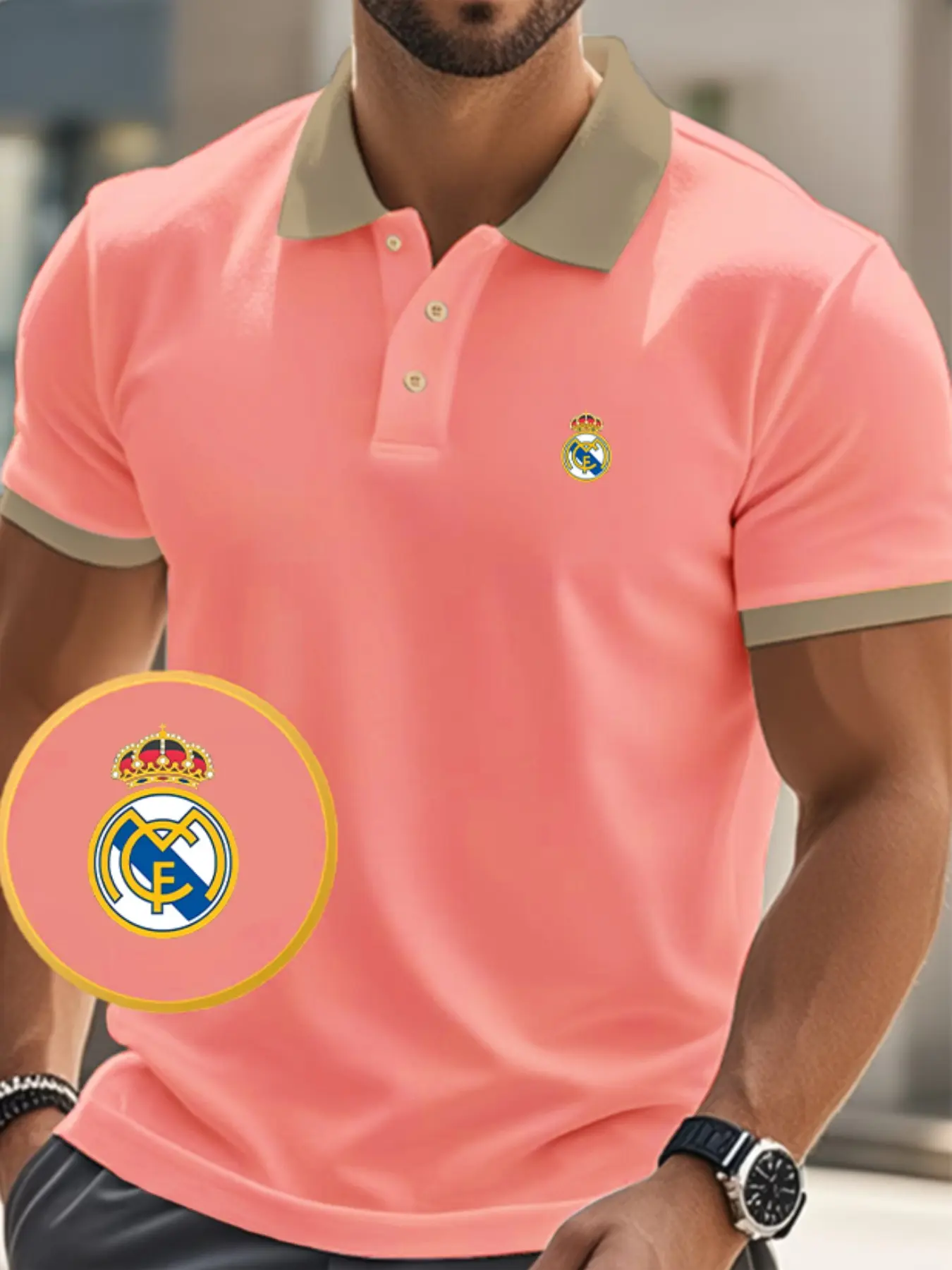 Men's Casual Polo Shirt, Polo Style, Outdoor Sports, High-Quality Fabric, Durable Construction, Collared Short Sleeve, Business & Leisure, Gift Idea