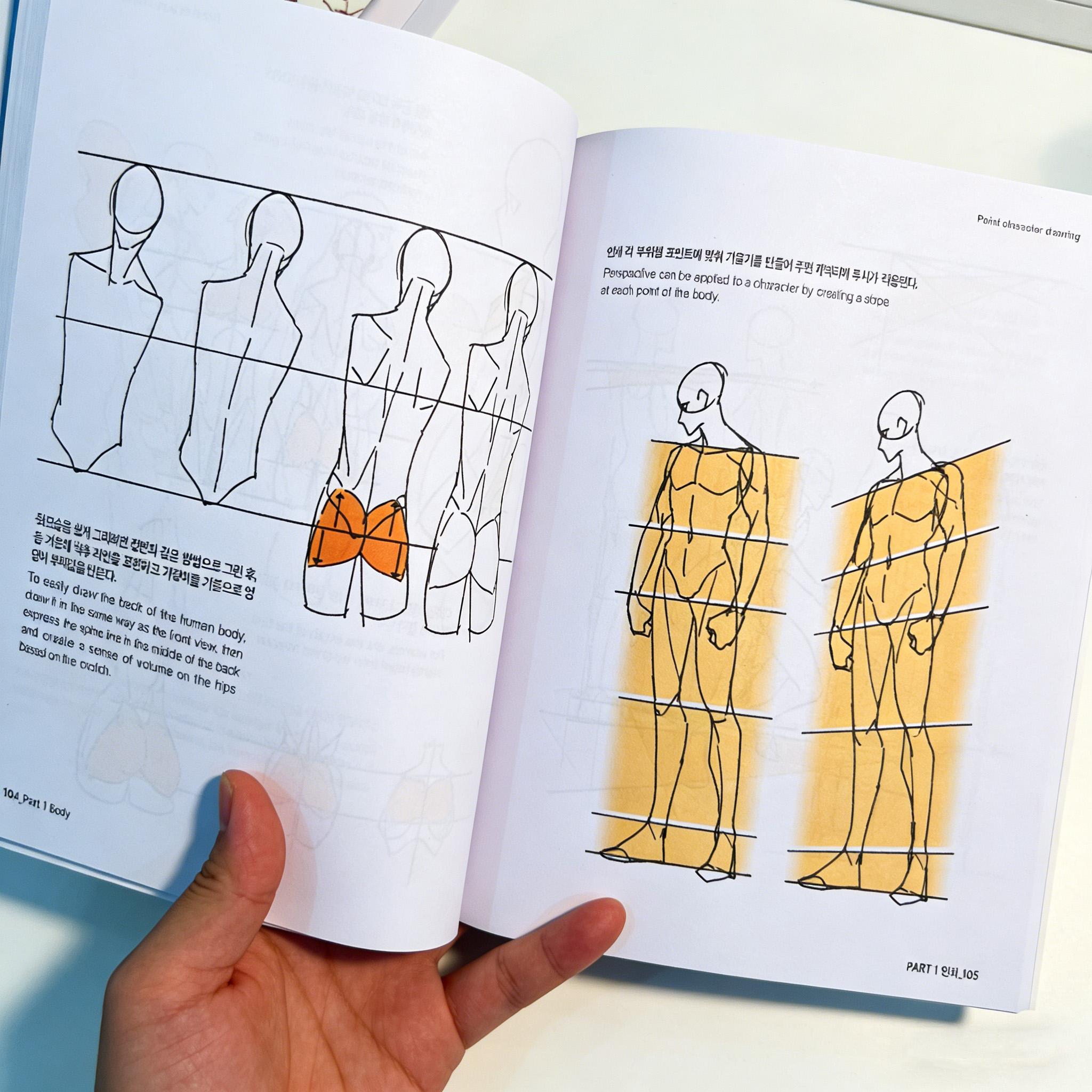Zero-to-Full Human Figure Drawing Guide, Korean Anime Human Figure Reference Manual, Perfect for Beginners to Master Dynamic Poses! Essential Secrets of Human Figure Drawing, An Indispensable Reference Tool for Artists on Human Anatomy, Art Supplies
