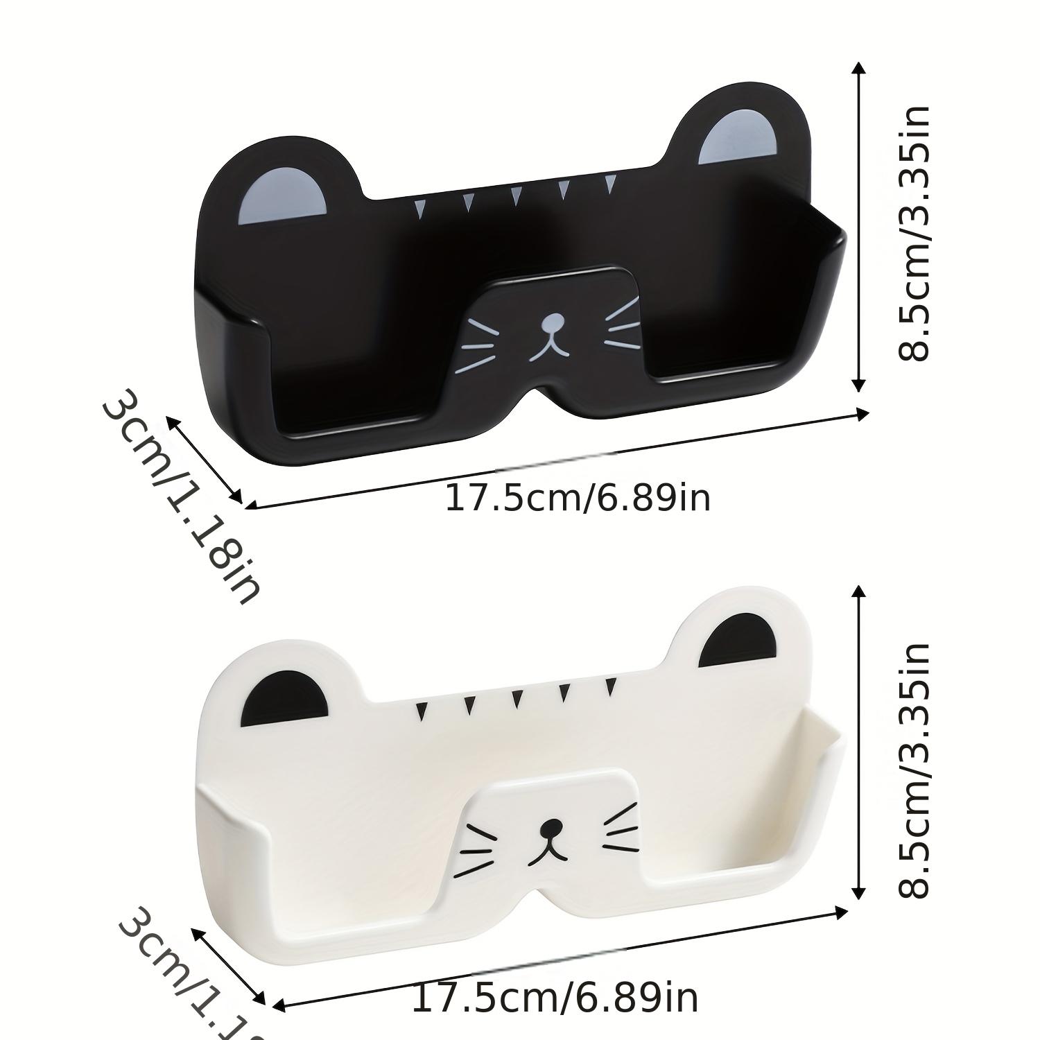 Portable Home Eyeglass Storage Box Set, Wall Mount No Drilling Required, Holds Prescription Glasses, Sunglasses, Display Shelf
