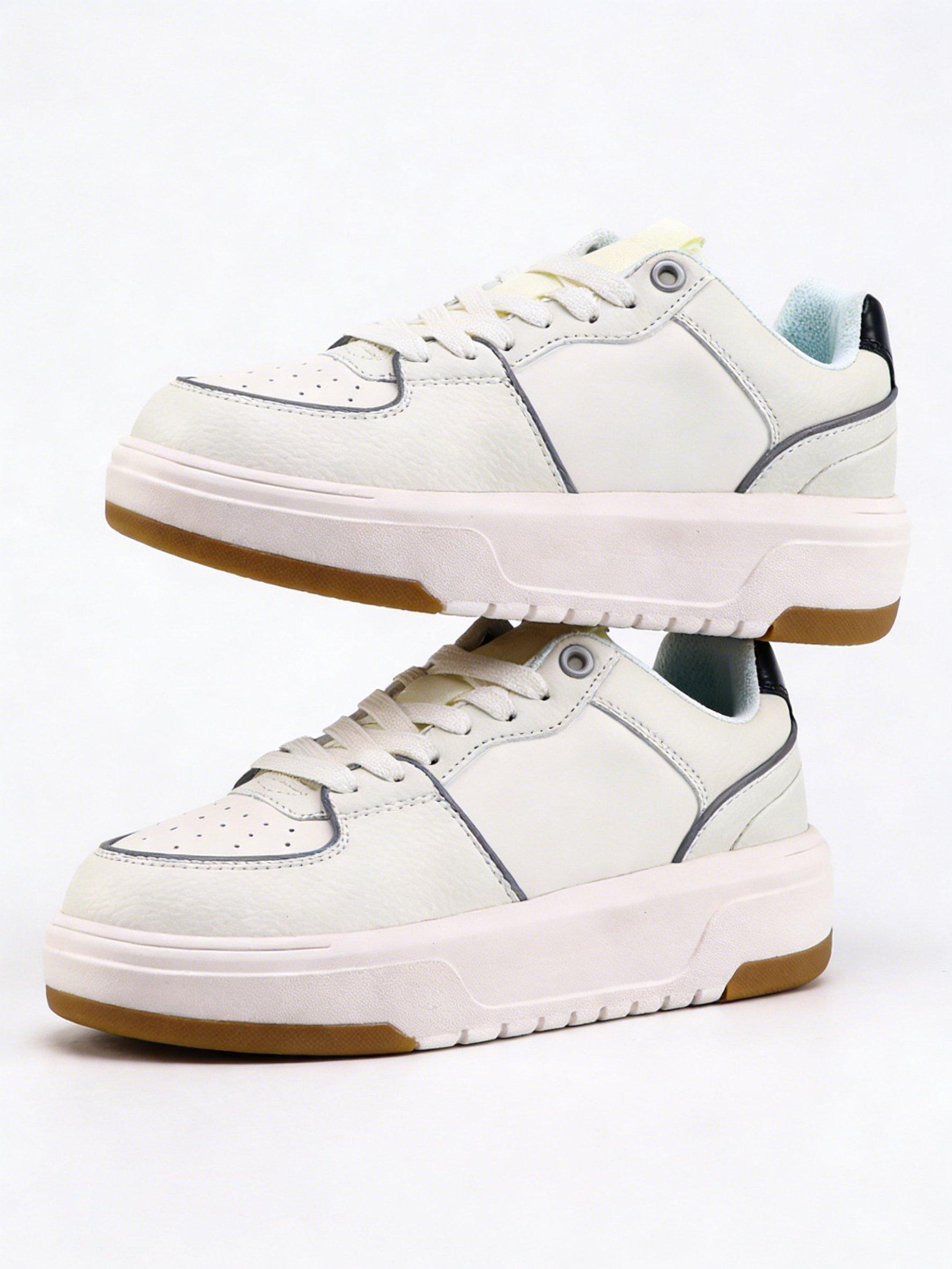 Unisex Comfortable Chunky Platform Lace Up Casual Sneakers Fashion Athletic Shoes for Daily Wear Running and Gym