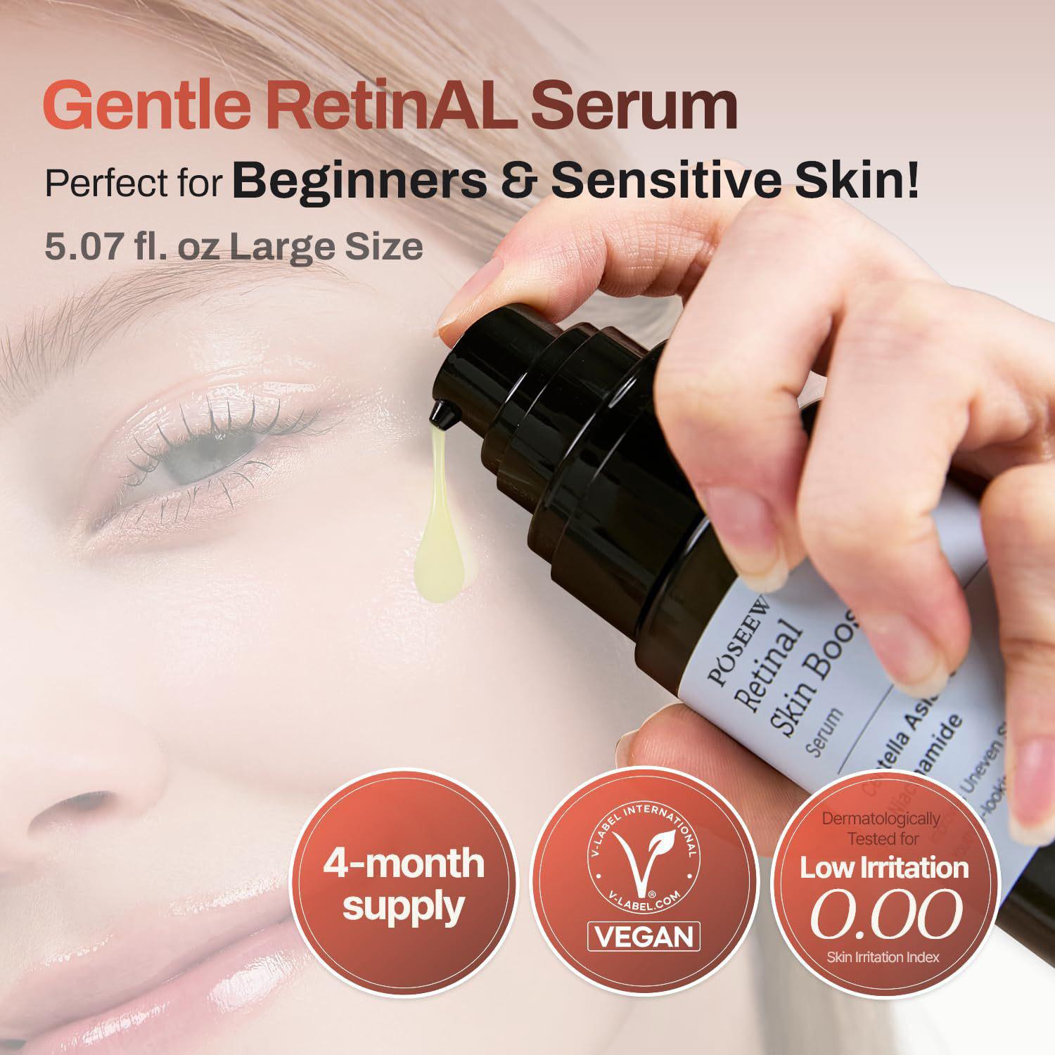 Retinal Skin Booster Serum, Hydrating & Moisturizing Face Essence for Glowing Skin tiktokshopspringglowup Luxury Lanolin Peptide Moisturizer Cream Retinal Skin Booster Serum, Hydrating & Moisturizing Face Essence for Glowing Skin tiktokshopspringglowup Luxury Lanolin Peptide Moisturizer Cream