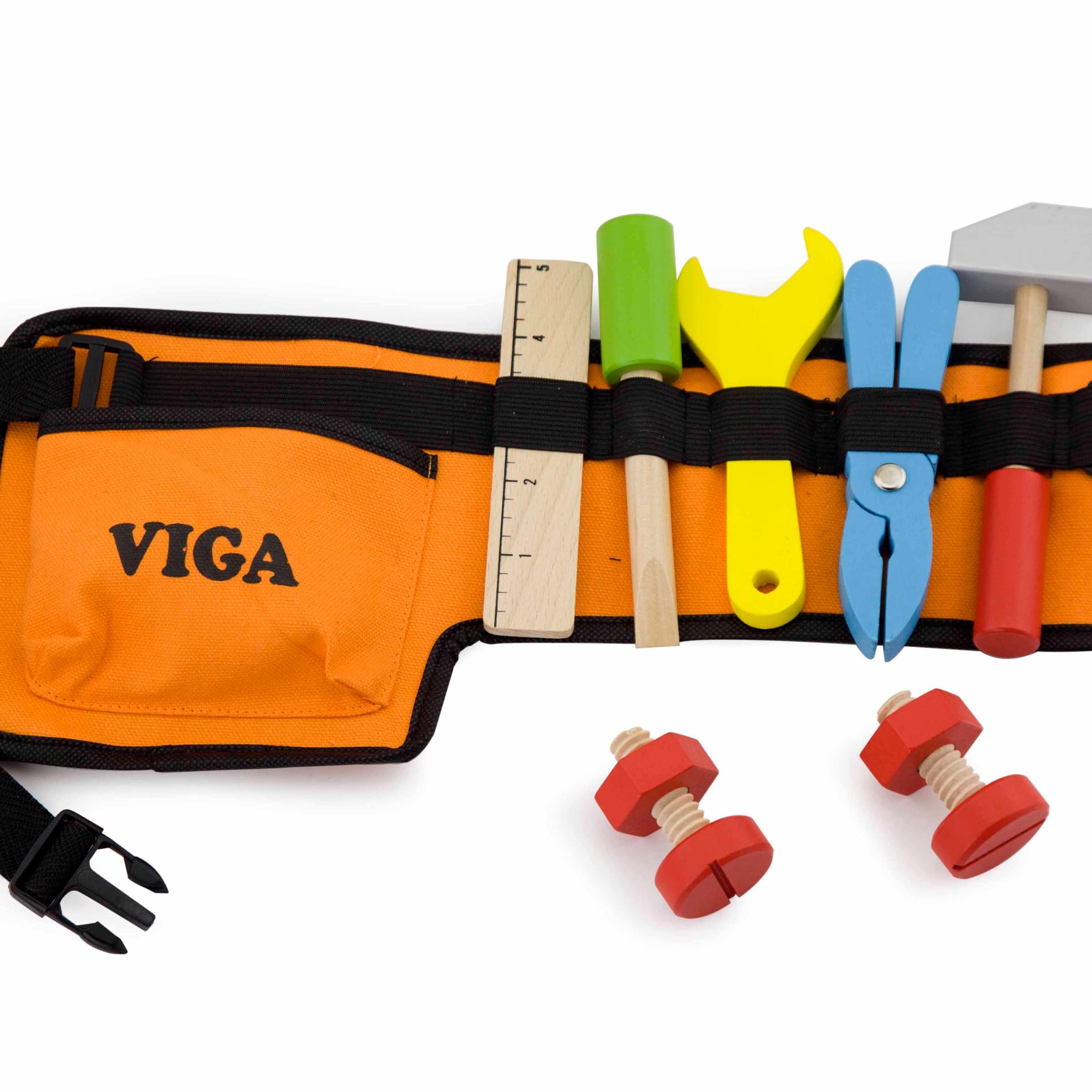 7-Piece Toddler Tool Kit with Backpack, Educational Building Toys, Hand-Eye Coordination, Motor Skills Development, School Tools