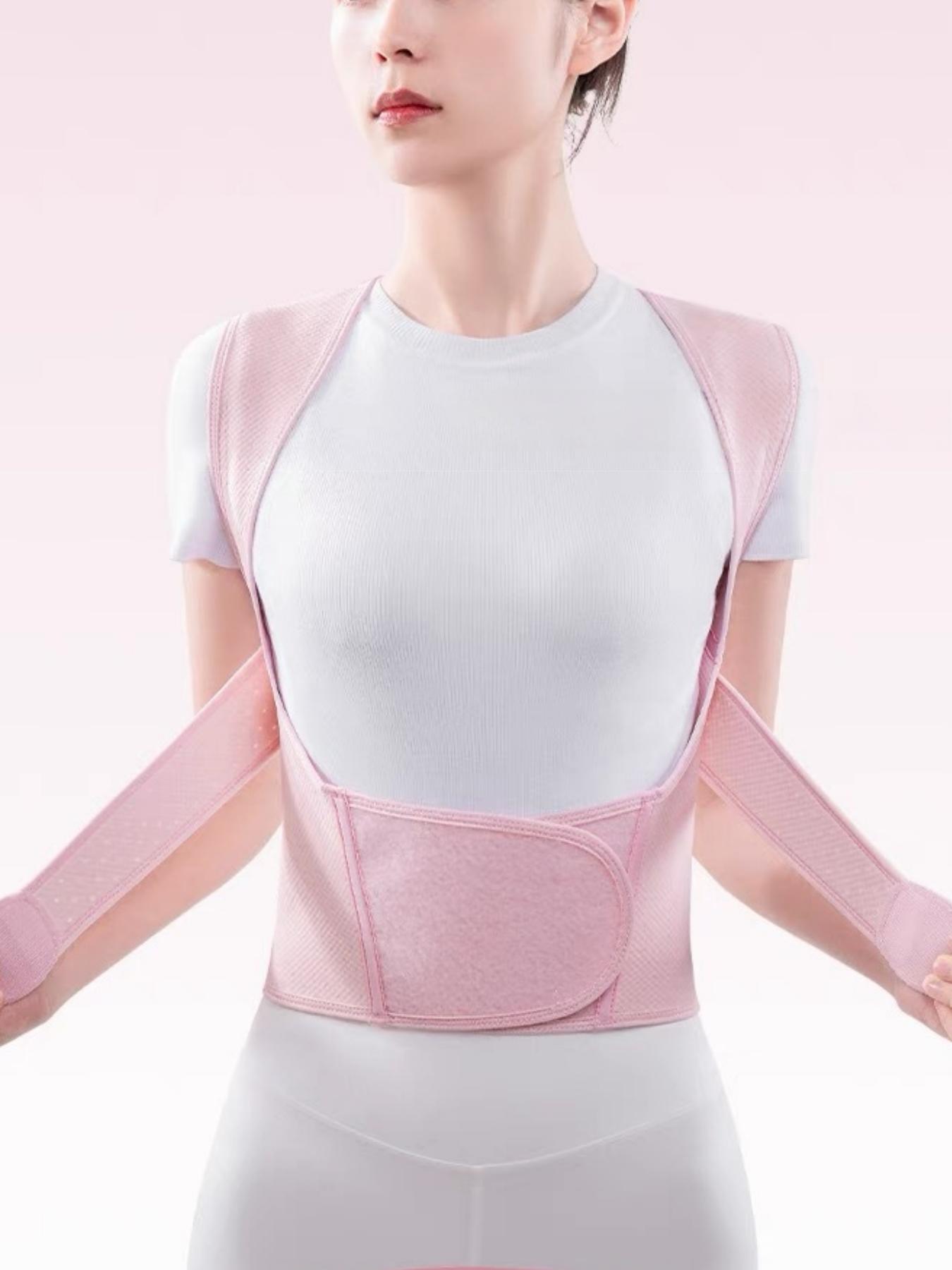 1 Count Adjustable Posture Corrector Back Brace Shoulder Straightener with Shoulder Support Relieve Back Neck and Shoulder Pain for Men and Women Shoulder Brace for Back and Spine Alignment,Suitable For Daily Office And Body Shaping Back Posture Strap