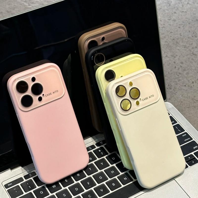 Minimalist Solid Color Protective Case for iPhone 17/16/15/14/13 Series-995