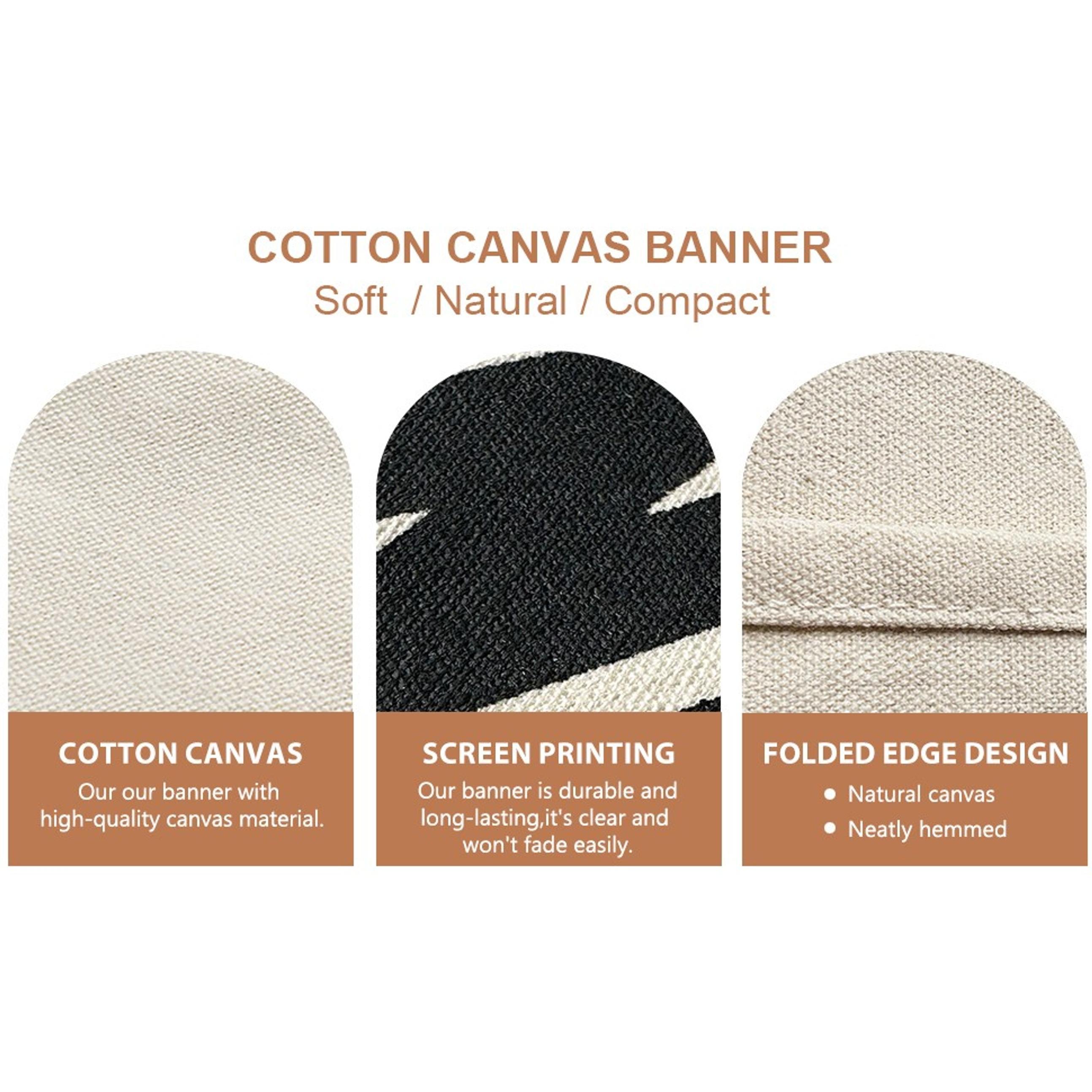 Canvas Hanging Flag Banner for Nursery and Playroom Wall Decor, Trendy Kids Room Decor for Boys and Girls (Blank-Vertical)(Gift)