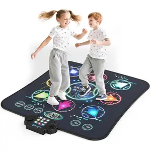Upgraded Dance Mat Toys for Kids 3-12 Years, Electronic Dance Pad with Light-Up 9-LED Buttons, 3 Game Modes, Adjustable 7-Level Volume, Birthday for Girls and Boys