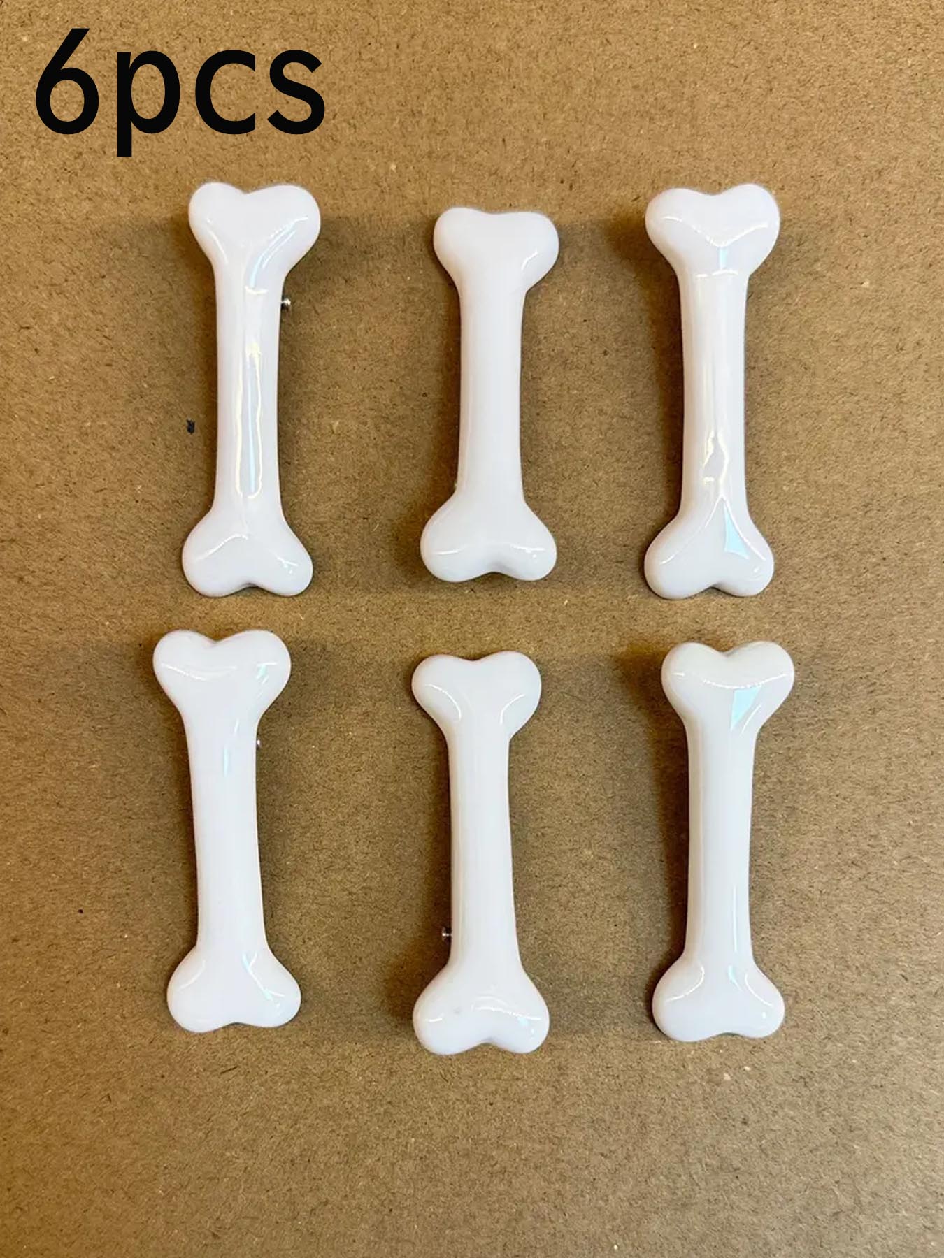 6pcs Cute New Bone-shaped Hairpin, Fresh And Sweet Lolita Duckbill Clip, Creative And Versatile Side Bangs Hair Accessories, Can Be Used For Daily Hairstyle Decor, Photography Accessories, Bangs Hairpins For Girlfriends And Ladies, Hairpin Sets