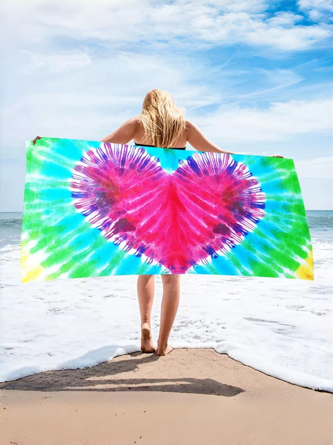 Bohemian Beach Towel Set, Outdoor Sun Protection Multi-Purpose Shawl, Ideal for Travel & Daily Use, Durable Lightweight Design, Absorbent Breathable Towel
