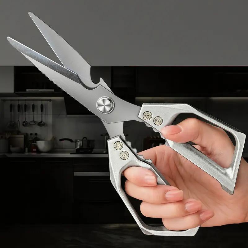 1/2 piece set of multifunctional stainless steel kitchen scissors, which can easily cut vegetables, meat, and fish, is a practical and durable kitchen essential tool
