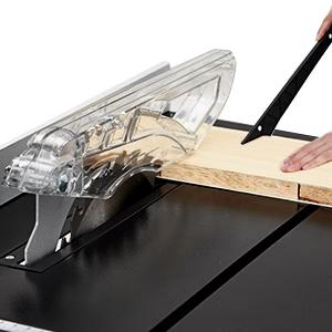 【GARVEE】Portable 8-inch Table Saw with 3576RPM Cutting Speed, 24T Blade, and Efficient Dust Collection for Adjustable Cuts, Perfect for DIY Woodworking Projects and Home Improvement.