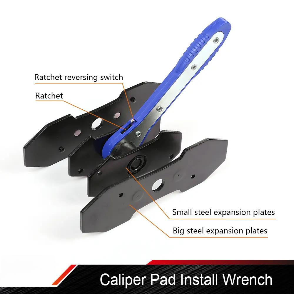 Brake Caliper Press Tool Separator 360 °   Degree Ratchet Brake Piston Caliper Spreader  For most large trucks and commercial vehicles with Four piston Calipers