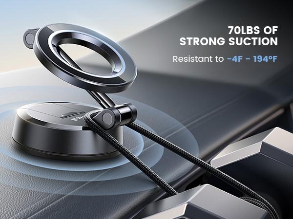 Lamicall 2-in-1 MagSafe Car Mount & Retractable USB-C Fast Car Charger Combo 57W Ultra-Compact Phone Holder Fits iPhone 16/15 Pro Max Galaxy S25/S24 Ultra Pixel Adjustable #TikTokShopBlackFriday #TikTokShopCyberMonday