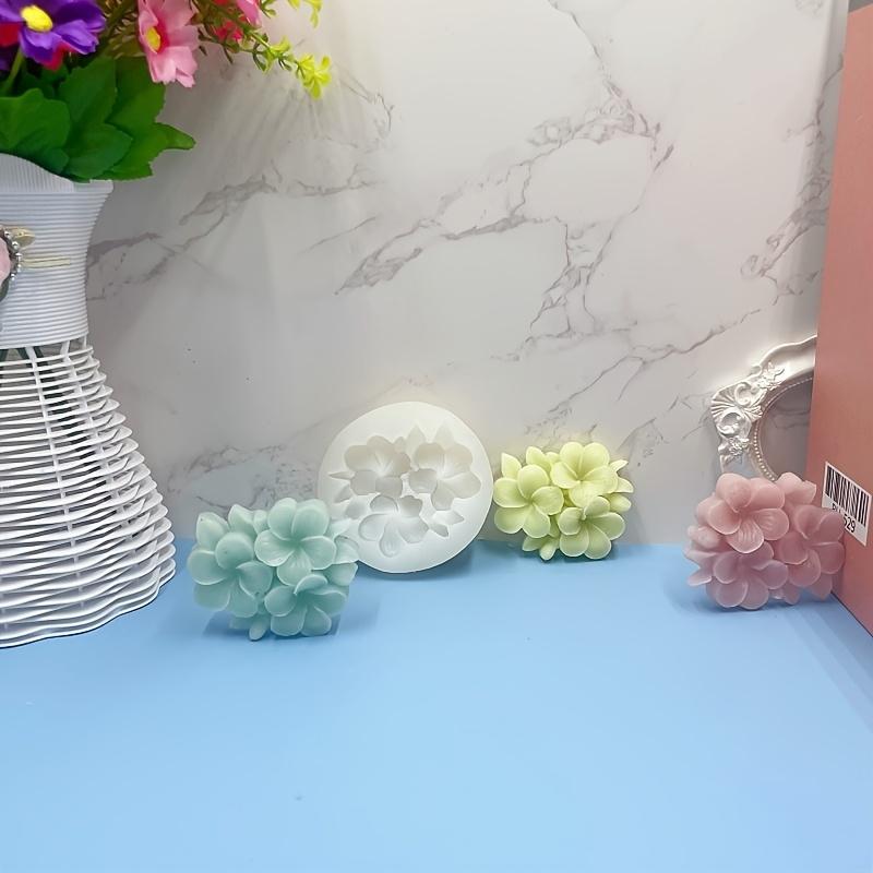 Egg shaped silicone molds for weddings and DIY crafts, 2pcs of high-quality reusable silicone molds, creative resin, candle, clay, and soap decorations, resin crafts, holiday decorations, holiday gifts Flower silicone mold