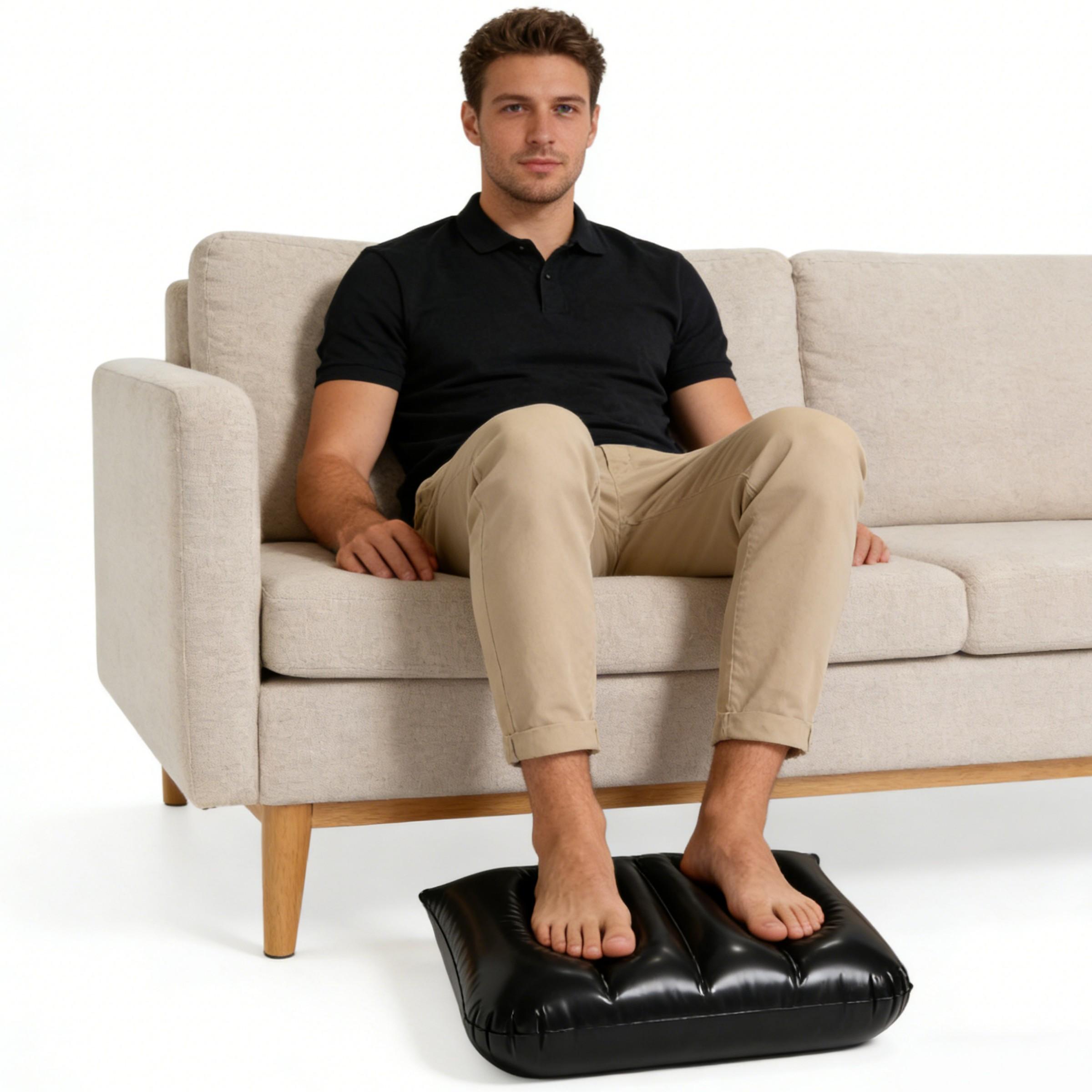 Inflatable Cushion PVC Material, Home Decor Sofa Lumbar Pillow, Portable Travel Air Pillow, Office School Use