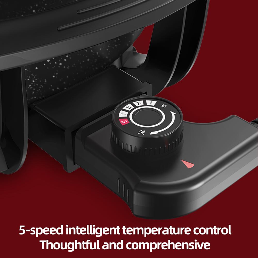 6L Electric Hot Pot, Non-Stick Cooking Pot With Partition, Double-Boiled Pot, Suitable for Hot Pot and Shabu-Shabu,Electric Fondue Pot TikTok Shop Black Friday