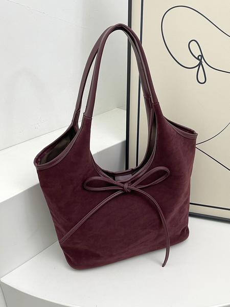 Niche one-shoulder underarm bag, three-dimensional cut bow tie decorative one-shoulder bag, simple commuter handbag, embellished shoulder bag, fashionable and exquisite, versatile and multi-color optional, suitable for daily travel, shopping, etc.