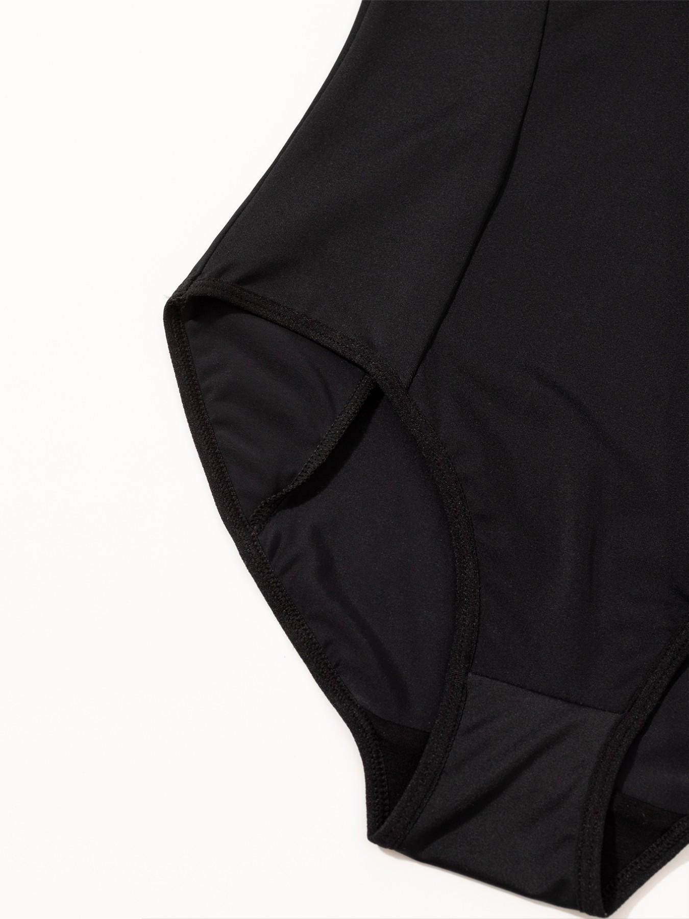 Women's Deep V Adjustable Thin-Strap No-Pad Waist-Slimming Push-Up Buttock-Lifting Shapewear Bodysuit – Thong Design – Black – Sizes S-XL – Suitable for Layering/Daily/Commute & More Scenarios