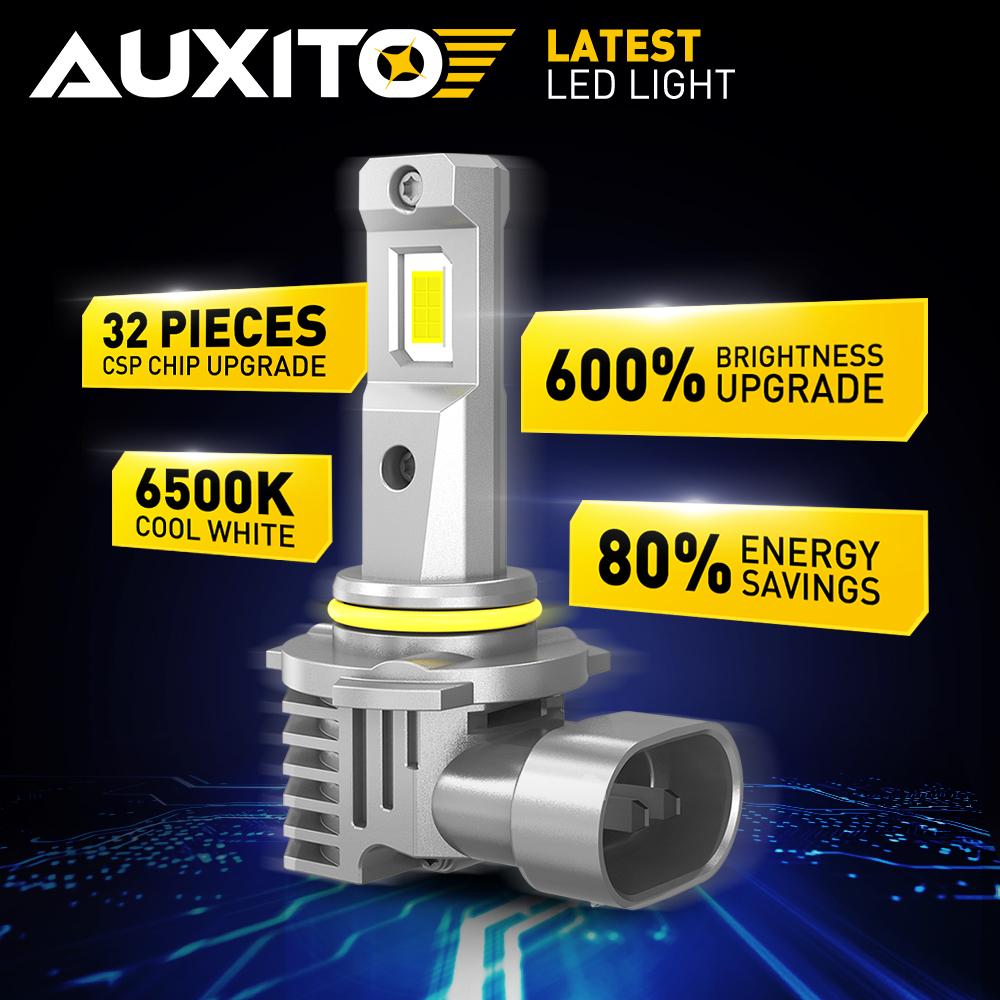 AUXITO 2x H10 9415 100W 6500K White LED Headlight Fog Light Driving Bulbs M6 AUXITO 2x H10 9415 100W 6500K White LED Headlight Fog Light Driving Bulbs M6