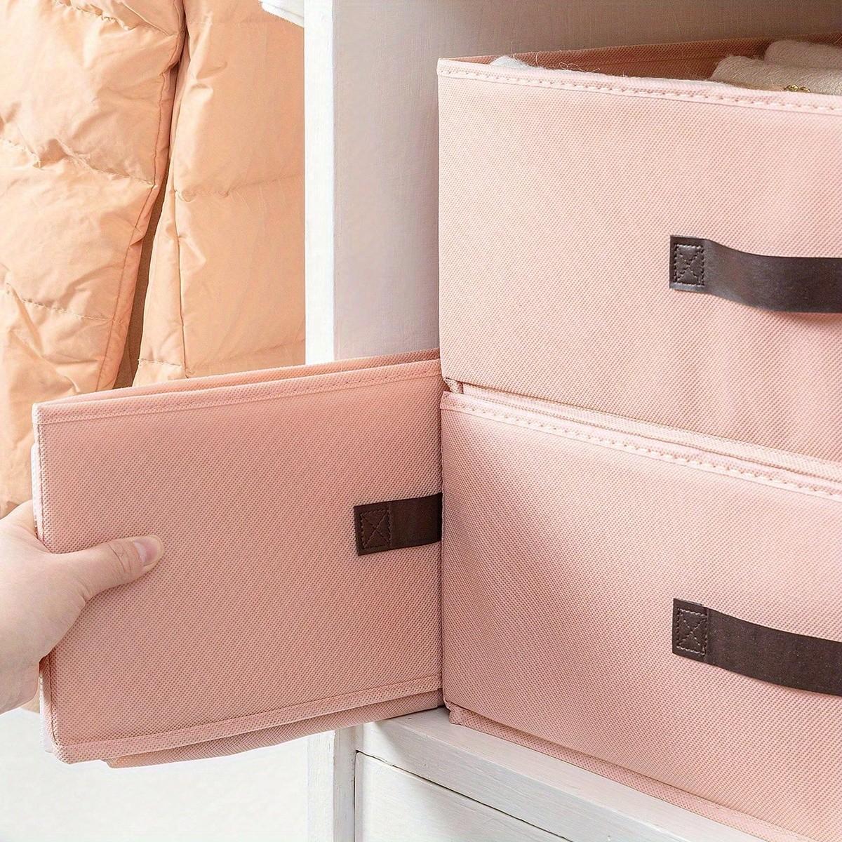 Drawer Storage Box Set, Soft Lining, Dual Row 16 Compartment, Durable Polyester Material, Ideal for Under Bed, Dresser, Closet