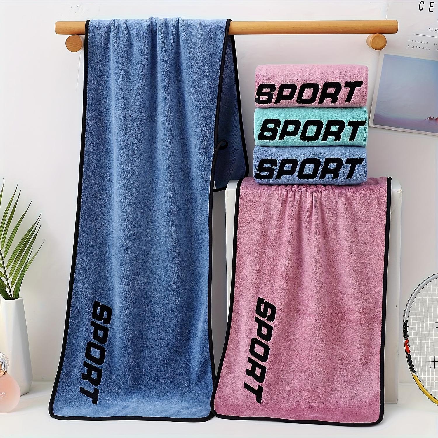 Ultra-Soft Microfiber Sports Towels, Quick-Dry Super Absorbent Modern Design, Perfect for Fitness Running Outdoor Yoga Gym Camping Tennis Travel, Stylish Fitness Towels