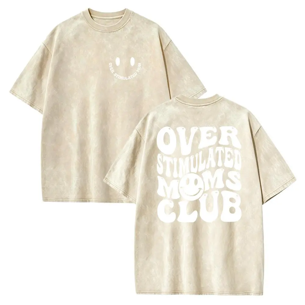 Washed T-shirt-Apricot