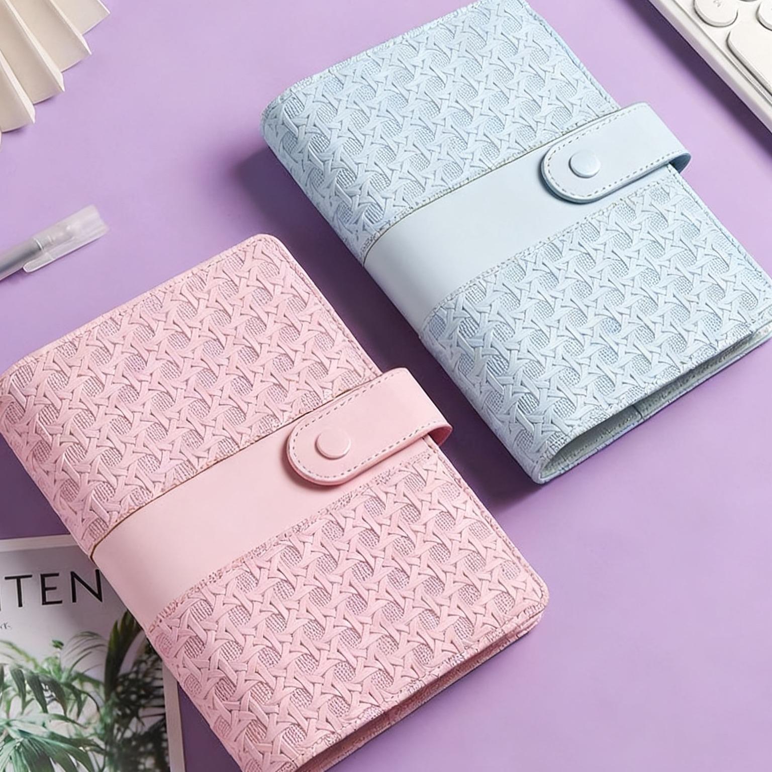 A6 PU Leather Notebook, Handmade Binding Design, Durable & Stylish, Perfect for Journaling, Note-Taking, and Daily Use