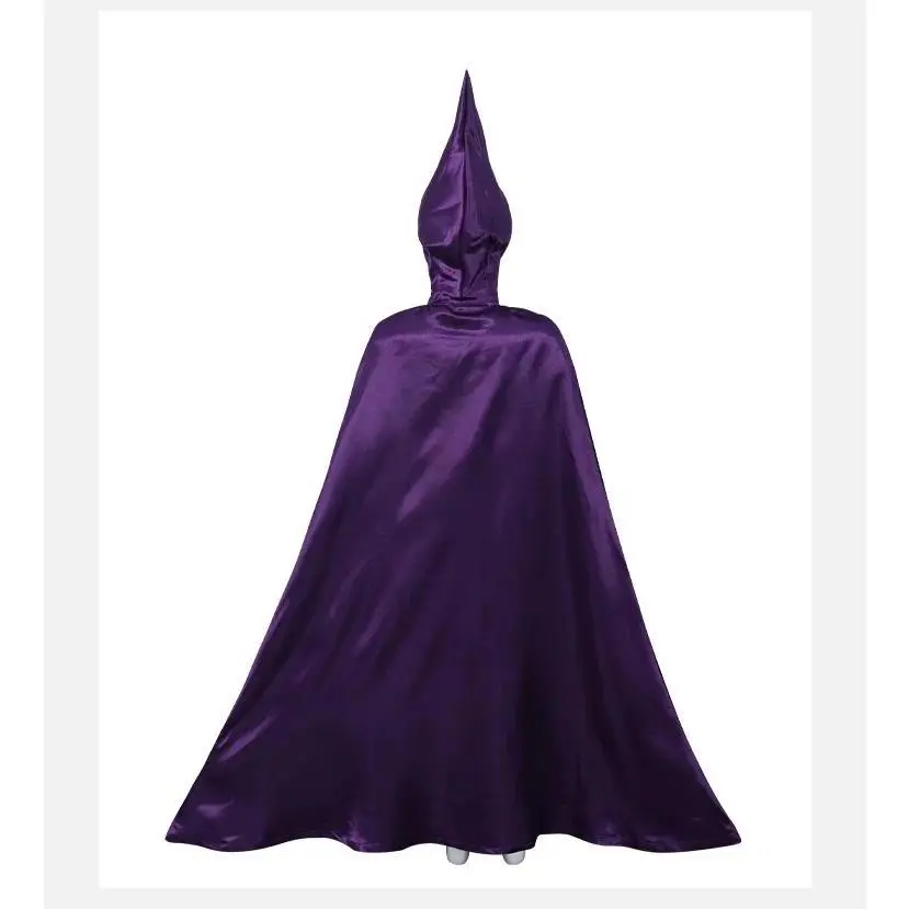 New Teen Gift Titans Super Hero Raven Cosplay Costume Women Black Bodysuit Purple Hooded Cloak Jumpsuits Halloween Party Costume