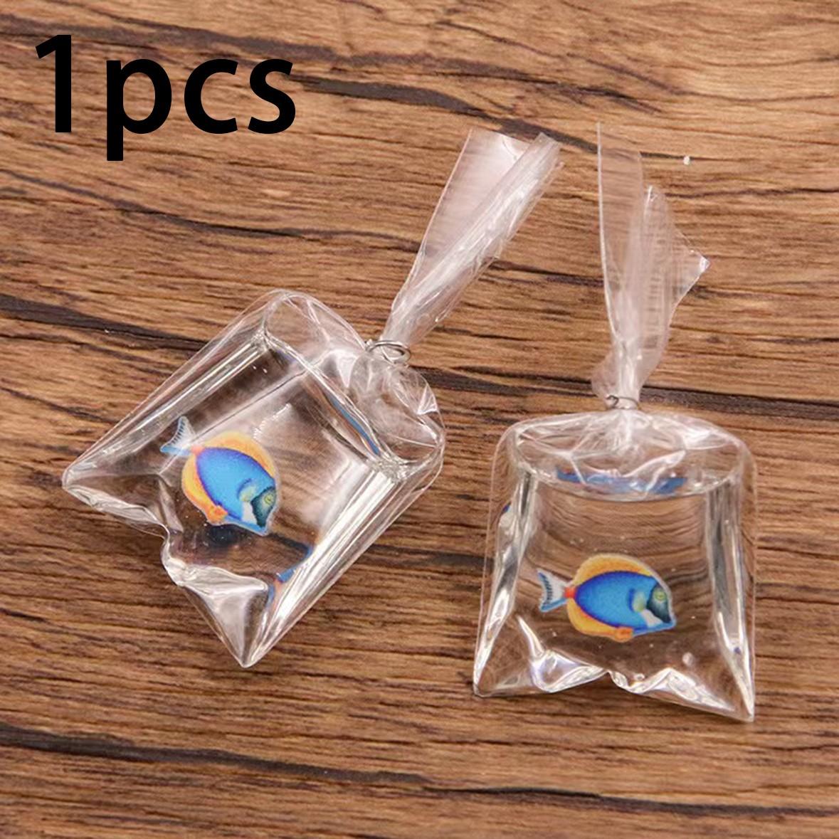 DIY Transparent Resin Fish Pendant, Clownfish Pocket Charm Jewelry Accessory, Unique DIY Craft Kit for Creative Gifts & Decorations